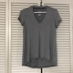 American eagle striped tee